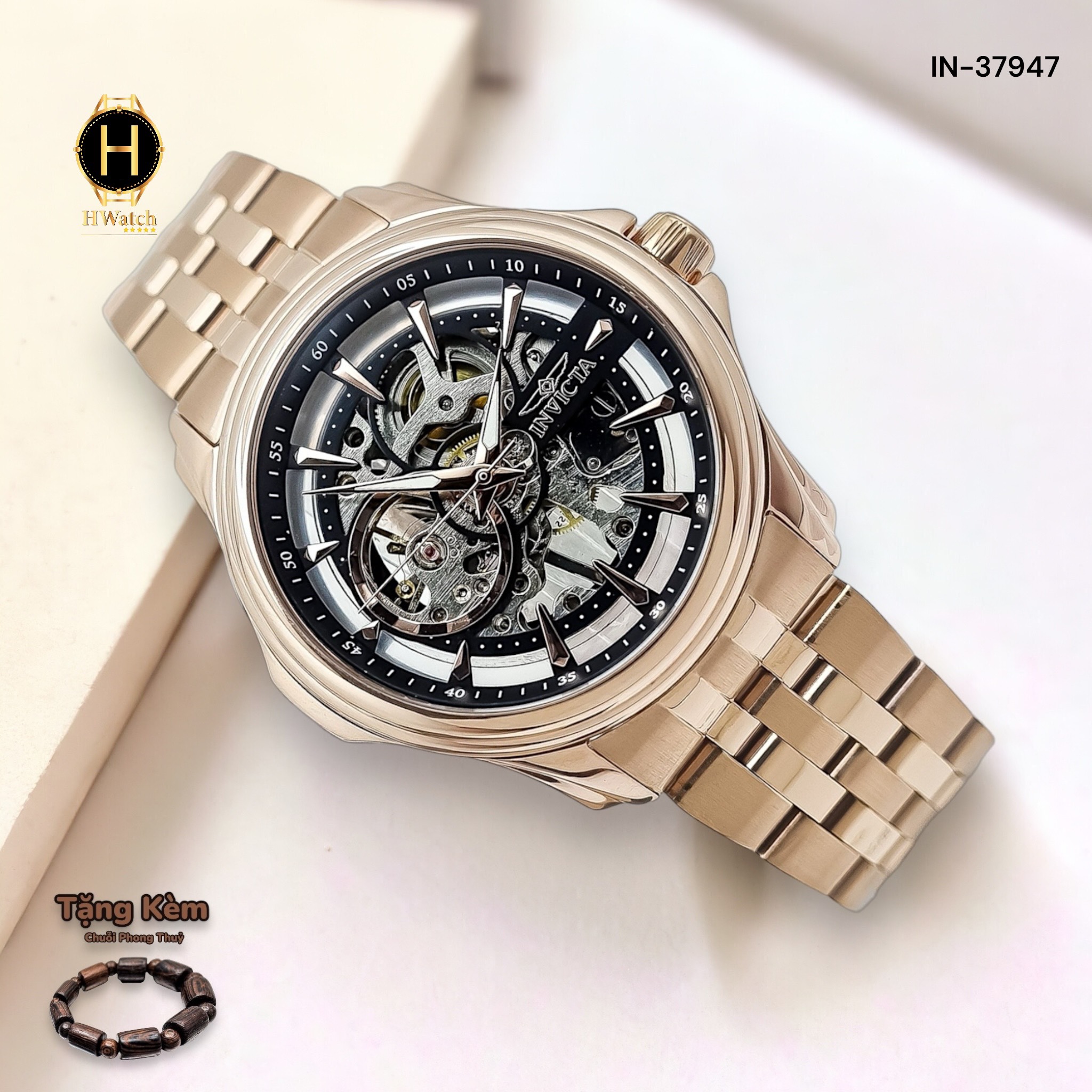 [Có sẵn] [Chính hãng] Đồng Hồ Nam Invicta Automatic IN-37947 Vintage