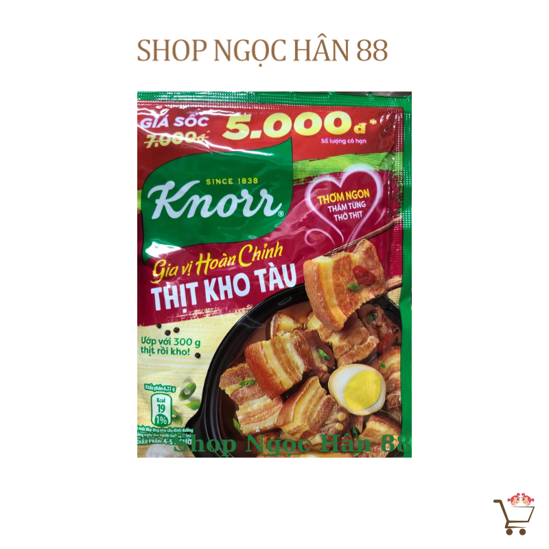 Cá Kho Riềng-Thit Kho Tàu Knorr 28g Date mới