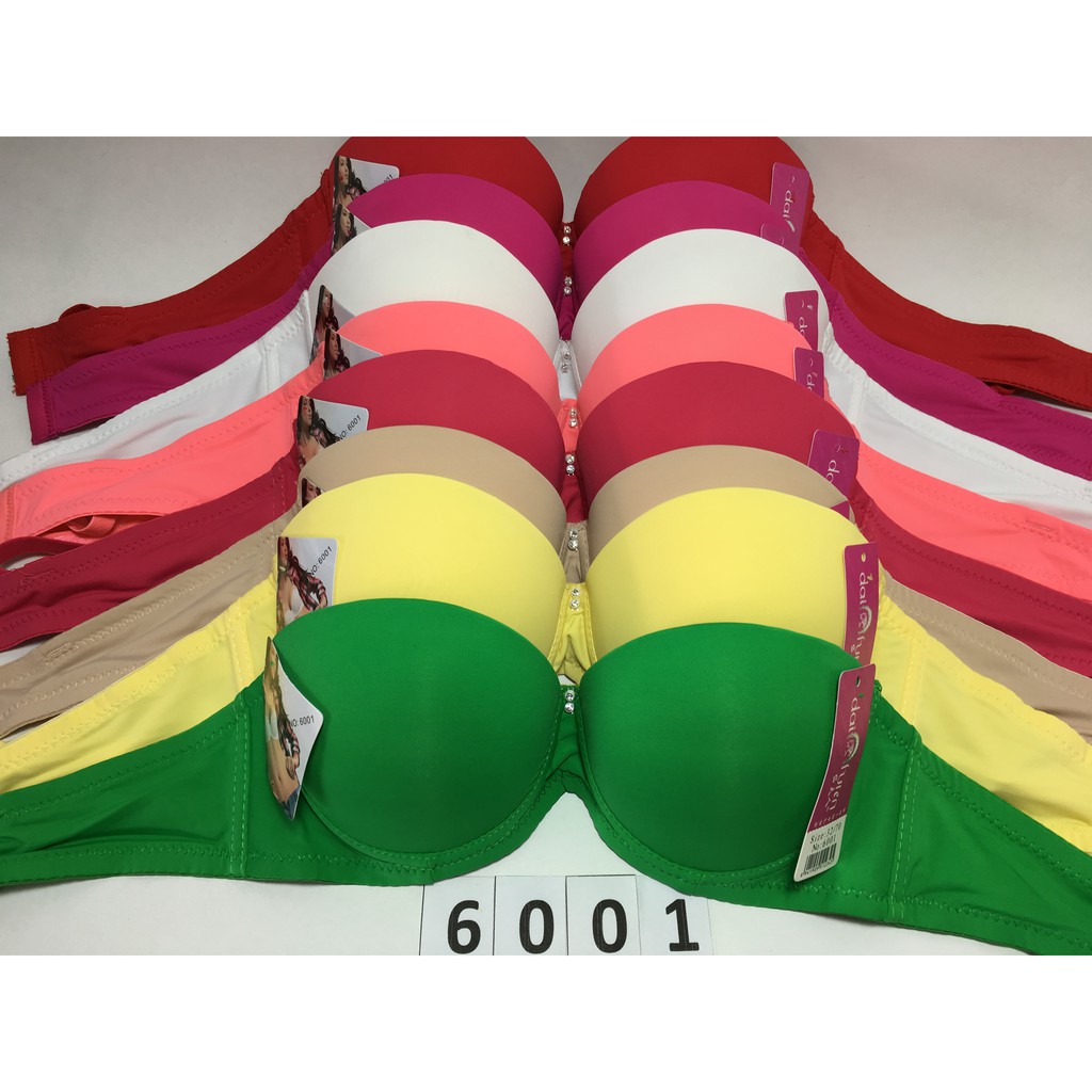 Áo ngực cúp ngang trơn vải mịn ms6001