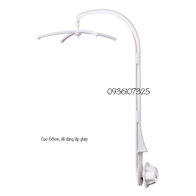 Thanh treo đồ chơi nôi cũi (thành treo loại 1) cao 68 cm dễ dàng lắp ráp