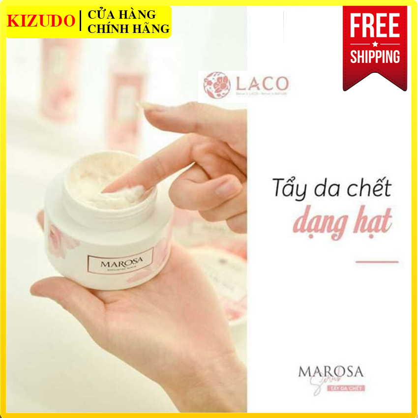 TẨY TẾ BÀO CHẾT MAROSA giúp SẠCH DA BÃ NHỜN TẾ BÀO CHẾT TRÊN DA và TÁI TẠO DA THƯỜNG XUYÊN [KIZUDO]