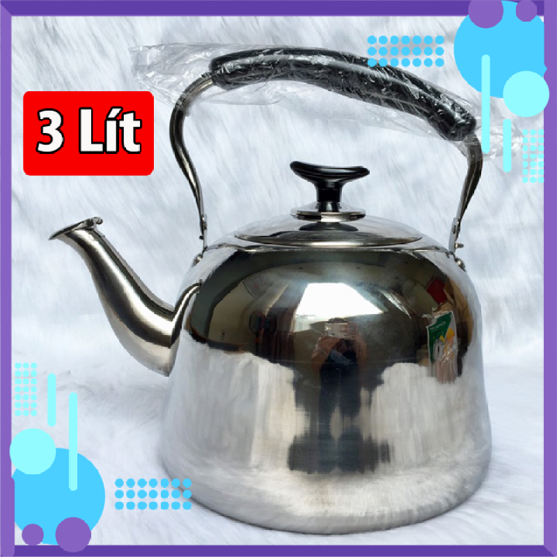 Ấm đun nước inox 304 3 lít Cao cấp