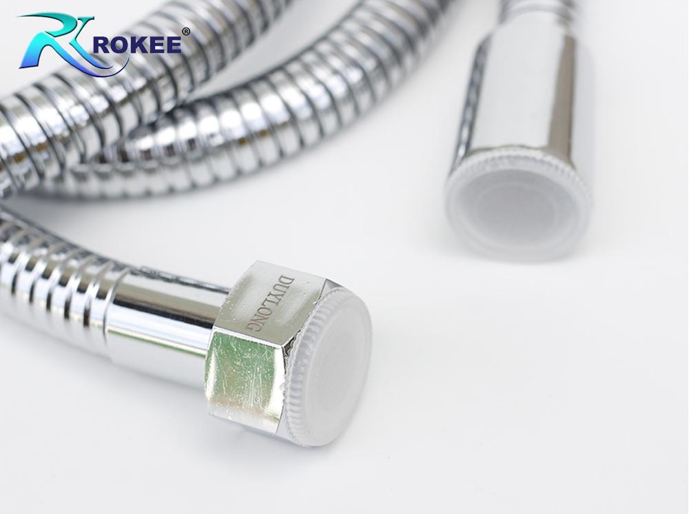 Bộ tay sen tắm tăng áp Rokee - DL028 (Trắng bạc)