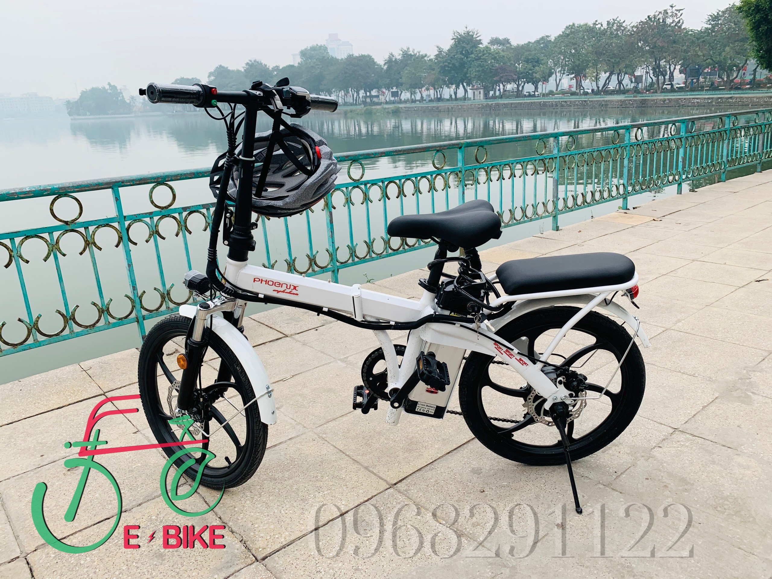 Xe đạp điện thể thao Phoenix gấp gọn cao cấp 20 inch