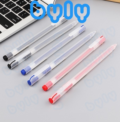 Bút gel 0.5mm Basic vỏ nhám trong suốt Baoke  PC3768