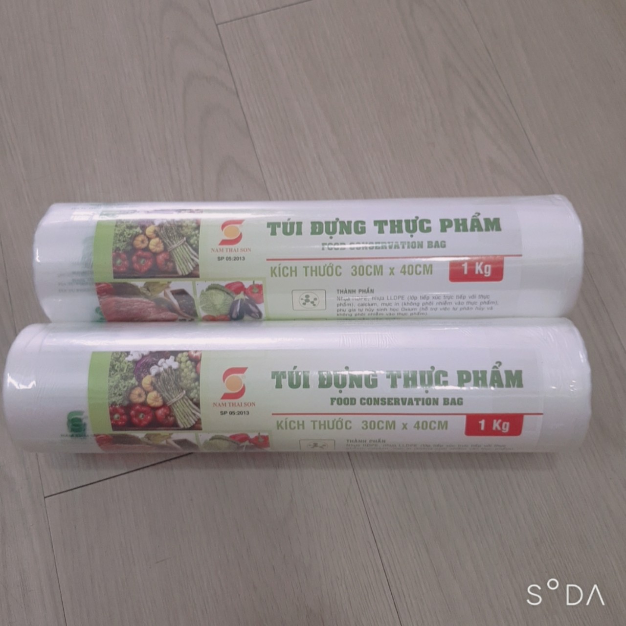 Cuộn 1kg túi đựng thực phẩm an toàn và tiện lợi 30*40