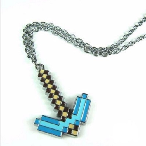 Dây Chuyền Minecraft Kiếm Diamond
