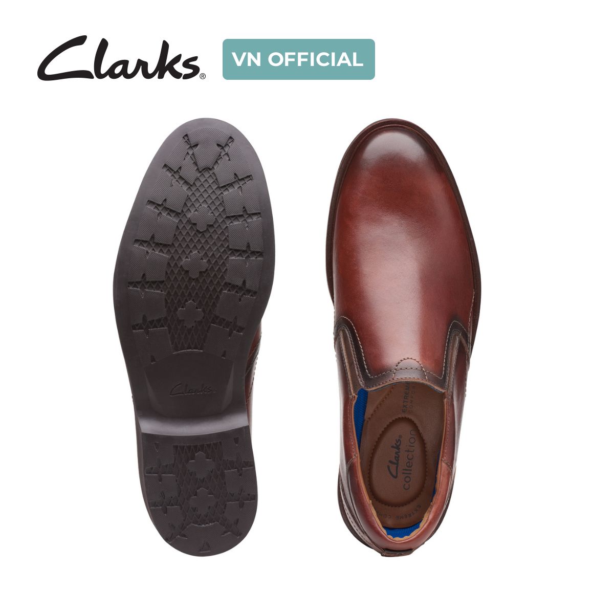 Clarks Men's Leather Loafers - Malwood Easy