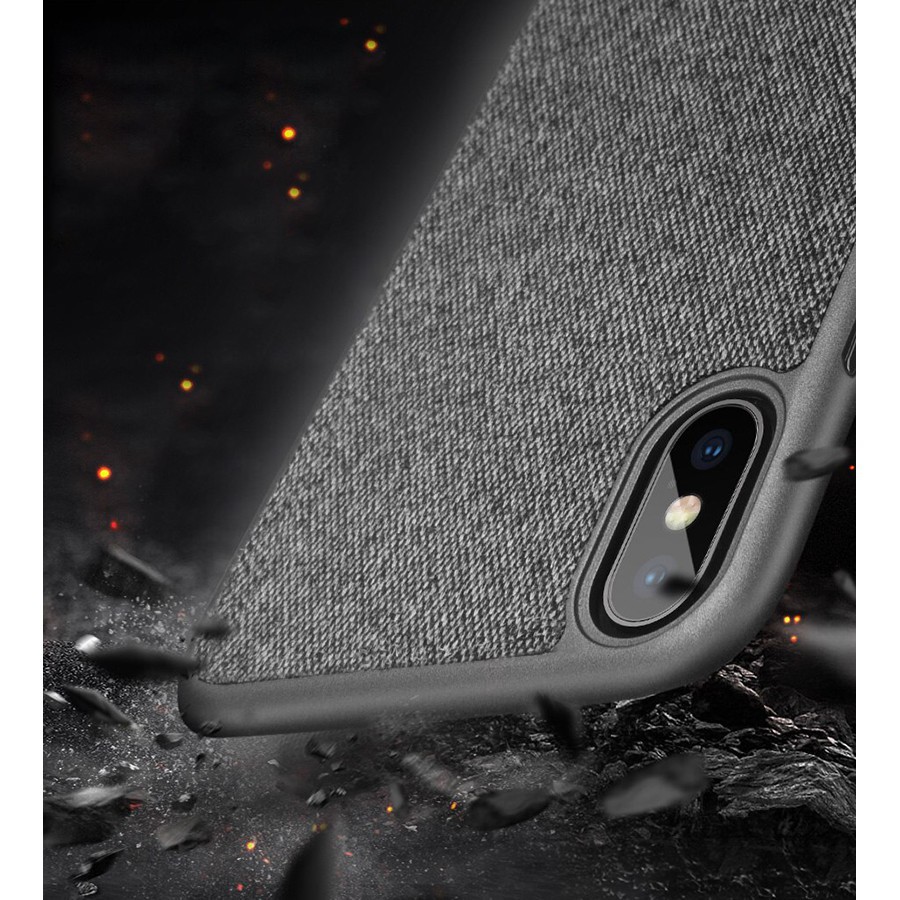 Ốp lưng bọc vải iPhone X/XS Hoco Dazzle Sign