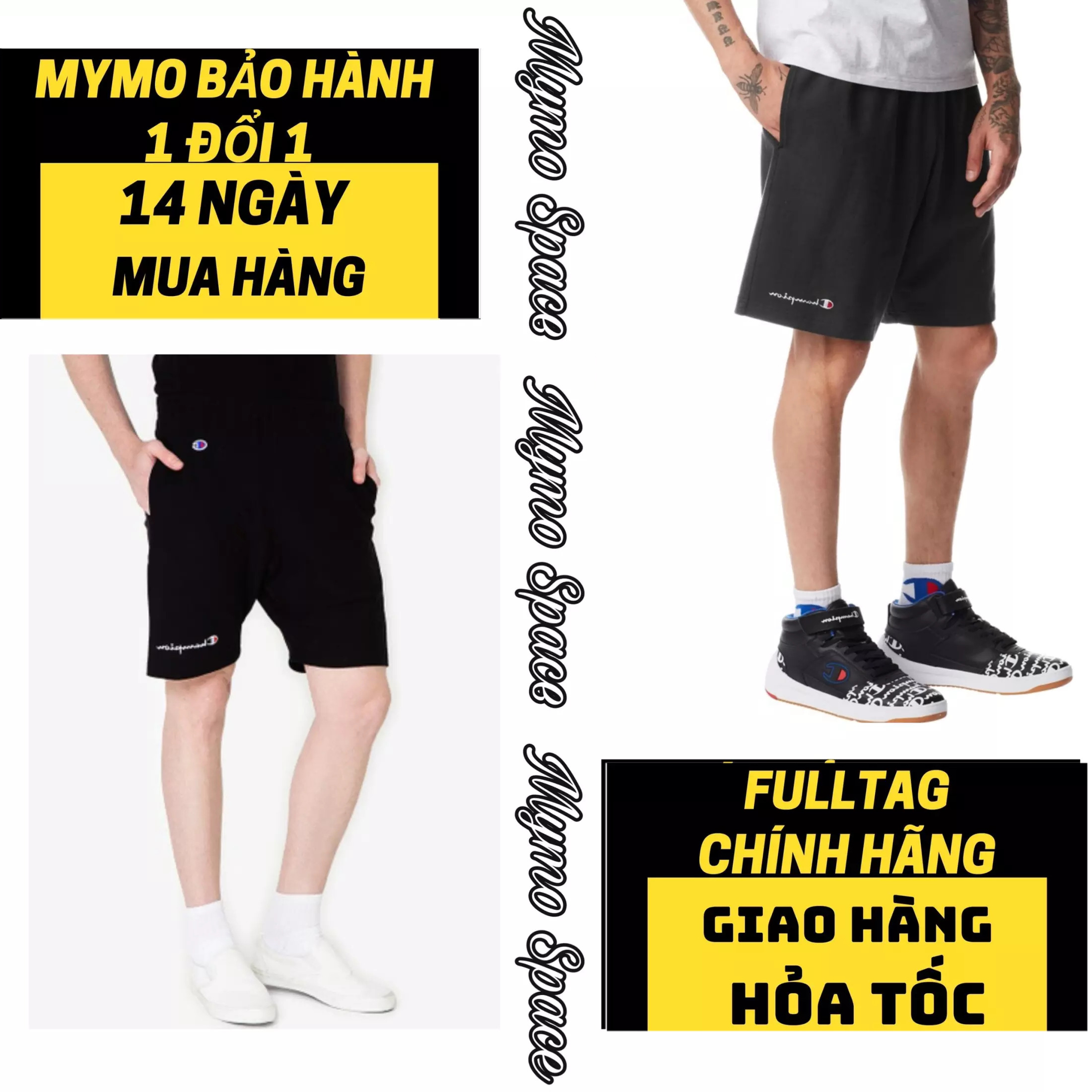 [FULLTAG CHÍNH HÃNG] QUẦN SHORT C.H.A.M.P.I.O.N | SHORT THUN BASIC | CHUẨN CAO CẤP 1:1 LOCAL BRAND