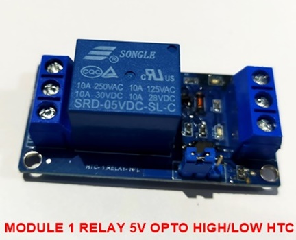 MODULE 1 RELAY 5V OPTO HIGH/LOW HTC