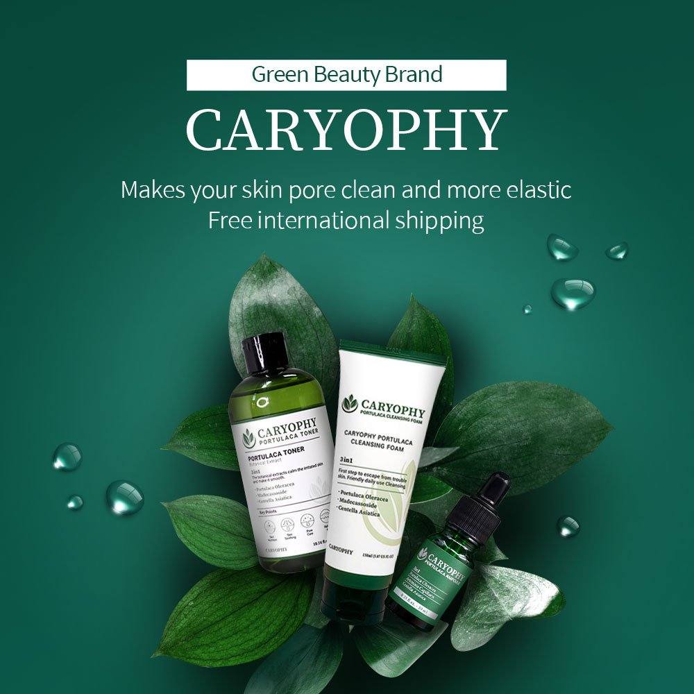 Bộ 3 Sản Phẩm Dưỡng Da Giảm Mụn Thâm Caryophy (Sữa rửa mặt 150ml +  Toner 300ml + Serum 30ml)