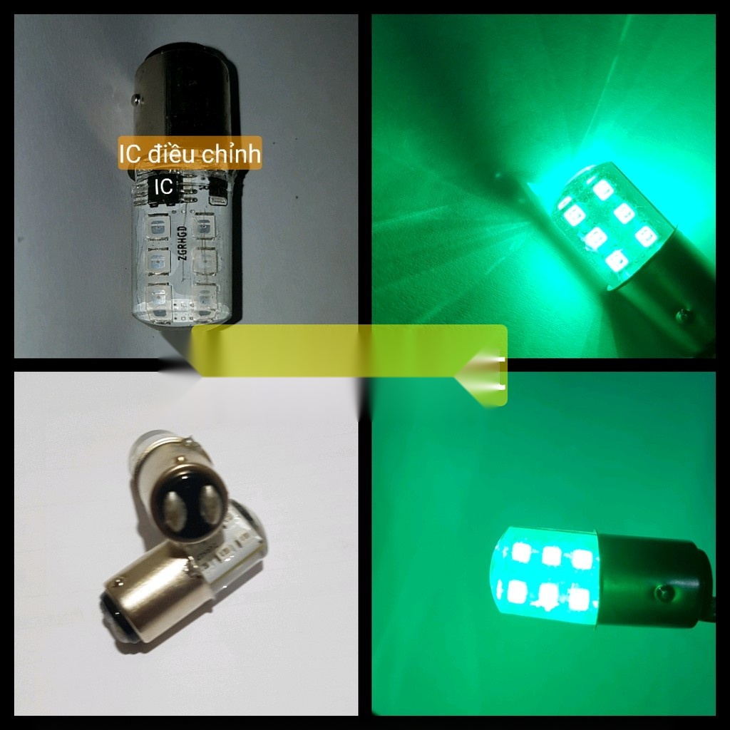 Bóng đèn Chớp khi phanh 12 led có IC