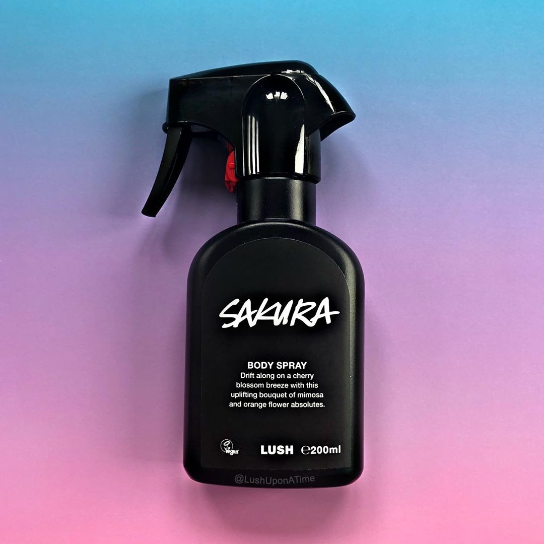 [HCM]Xịt toàn thân LUSH - Sakura body spray