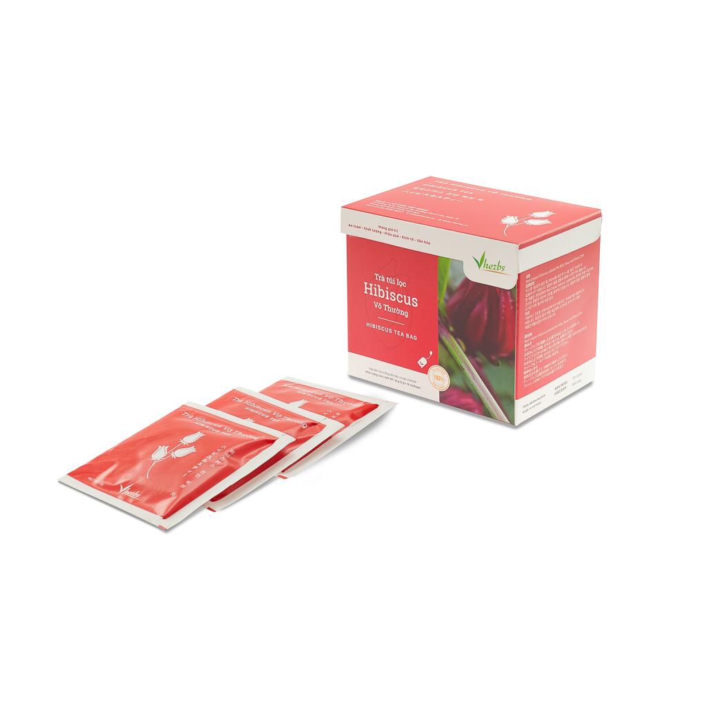 [HCM]Trà Hibiscus Vô Thường Vherbs (2g x 16 Túi)