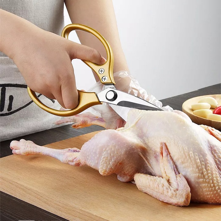 Kéo Nhật Đa Năng SK5 Siêu Bén cắt gà cắt xương ok cán kim loại ko phải cán nhựa Kéo Sắt Cắt Gà Nhật Bản SK5