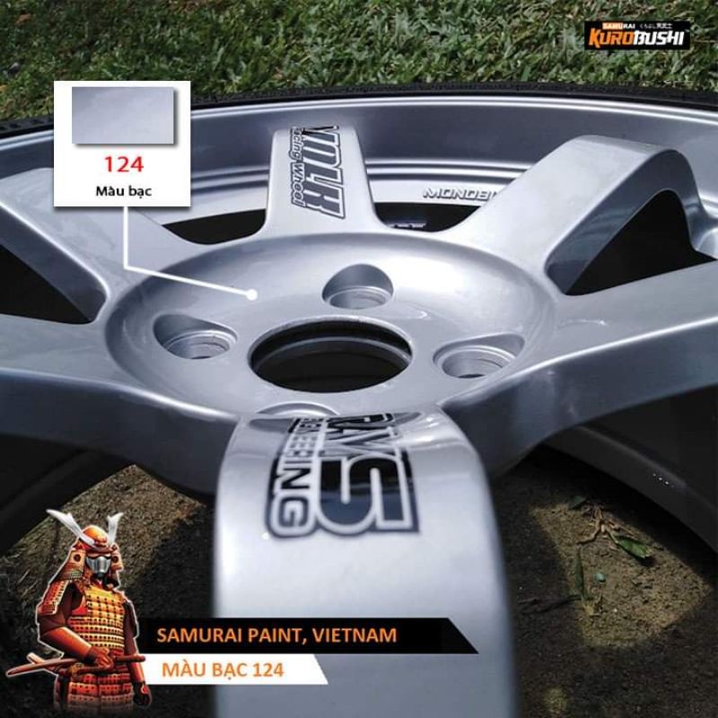 Sơn Samurai 124 màu bạc