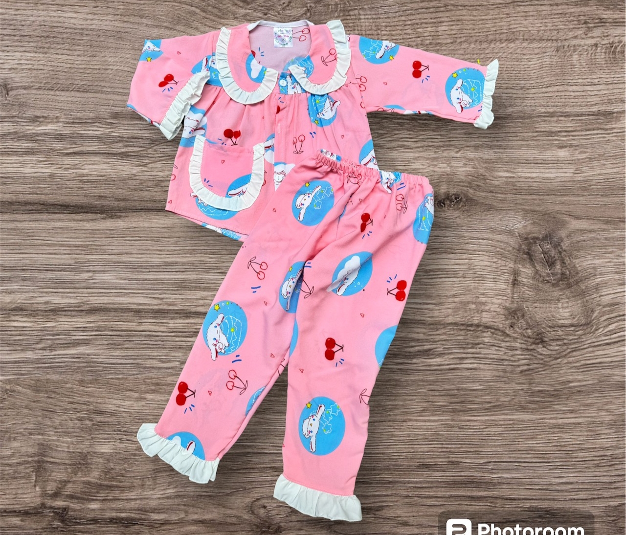 Bộ Pijama Lụa Tay Dài Bé (8-14kg) (giao màu ngẫu nhiên)