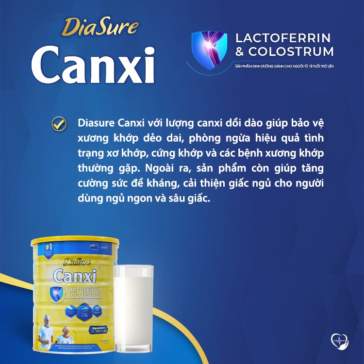 Sữa Non Diasure - Dinh Dưỡng Cho Người Tiểu Đường Lon Thiếc 850gr-Dinh Dưỡng Dành Cho Người Tiểu Đường, Ổn định đường Huyết
