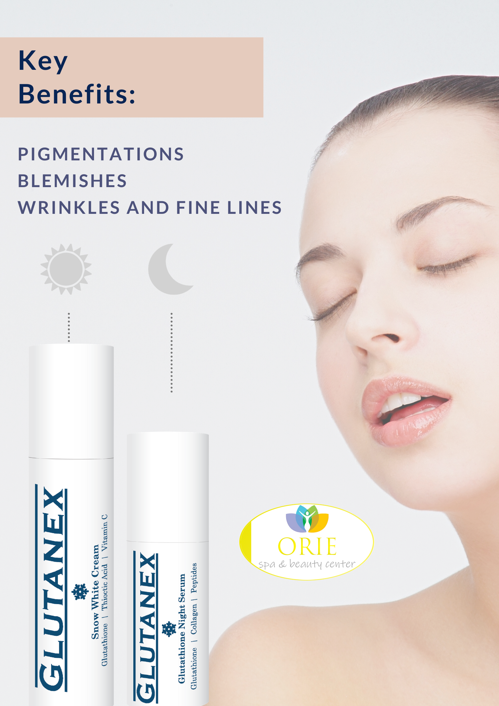 BỘ SẢN PHẨM TRẮNG DA GLUTANEX DAY & NIGHT KIT