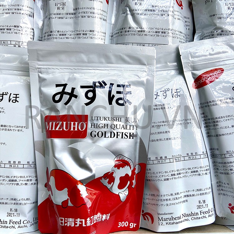 🐠 Cám Mizuho - Thức ăn tốt  cho cá vàng - 300gr