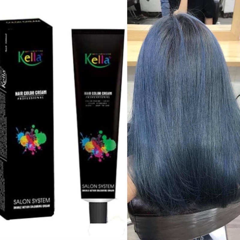 Thuốc Nhuộm Tóc Xanh Đen Than Chì - Nhuộm Tóc màu Than chì 2/8