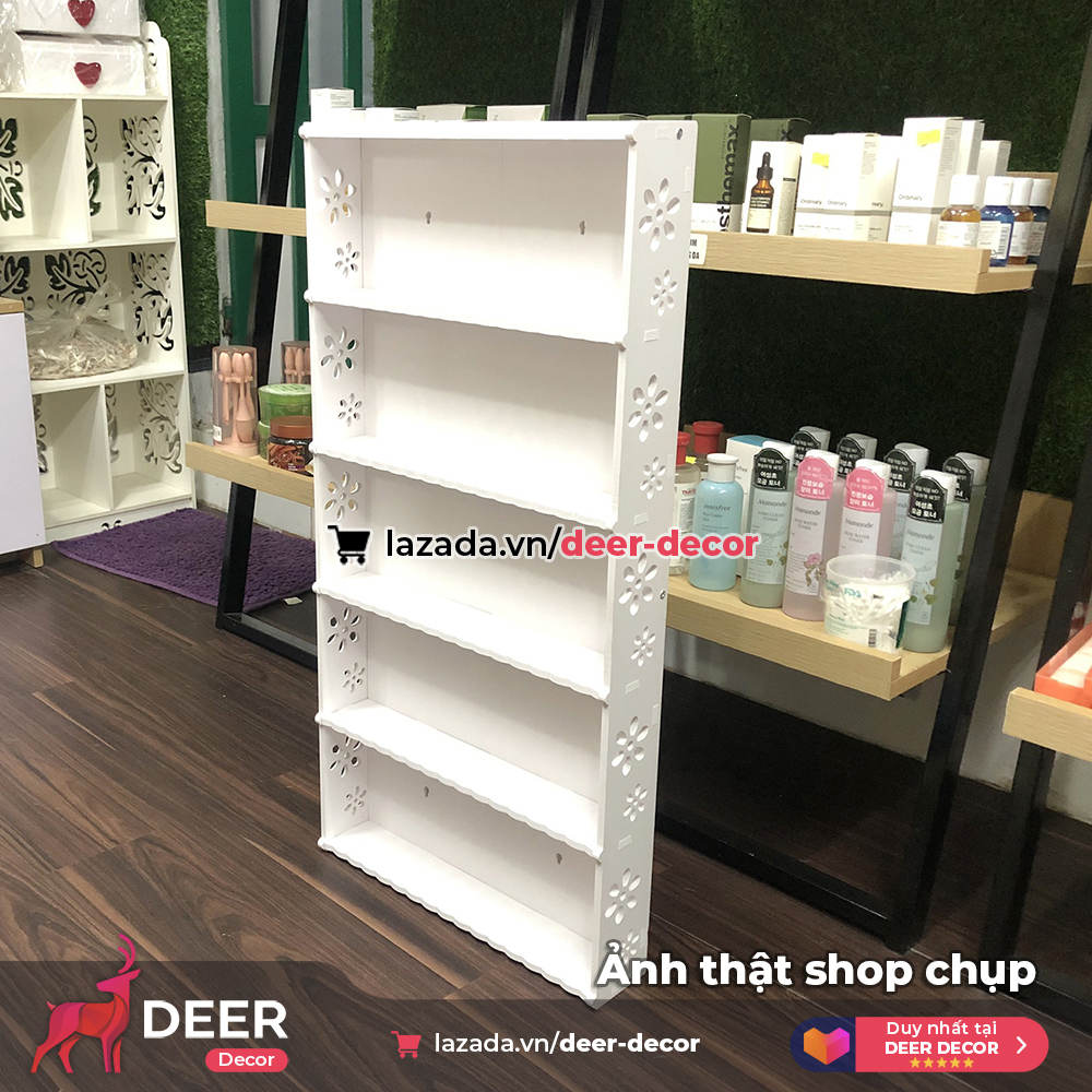 Kệ Để Nước Sơn - Để Mỹ Phẩm Treo Tường - DEER DECOR