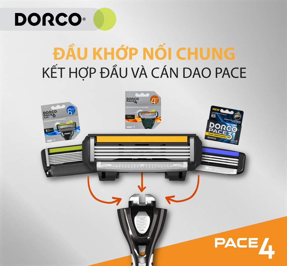 Dao cạo râu 4 lưỡi PACE 4