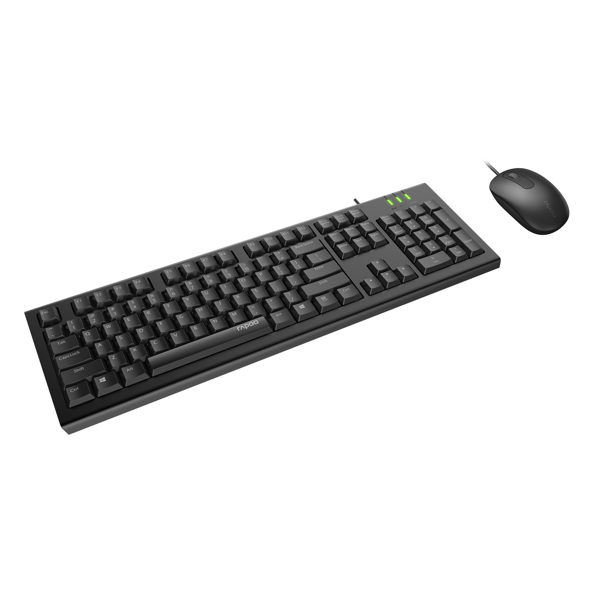 Bộ Bàn Phím Chuột Có Dây Rapoo X120 Pro
