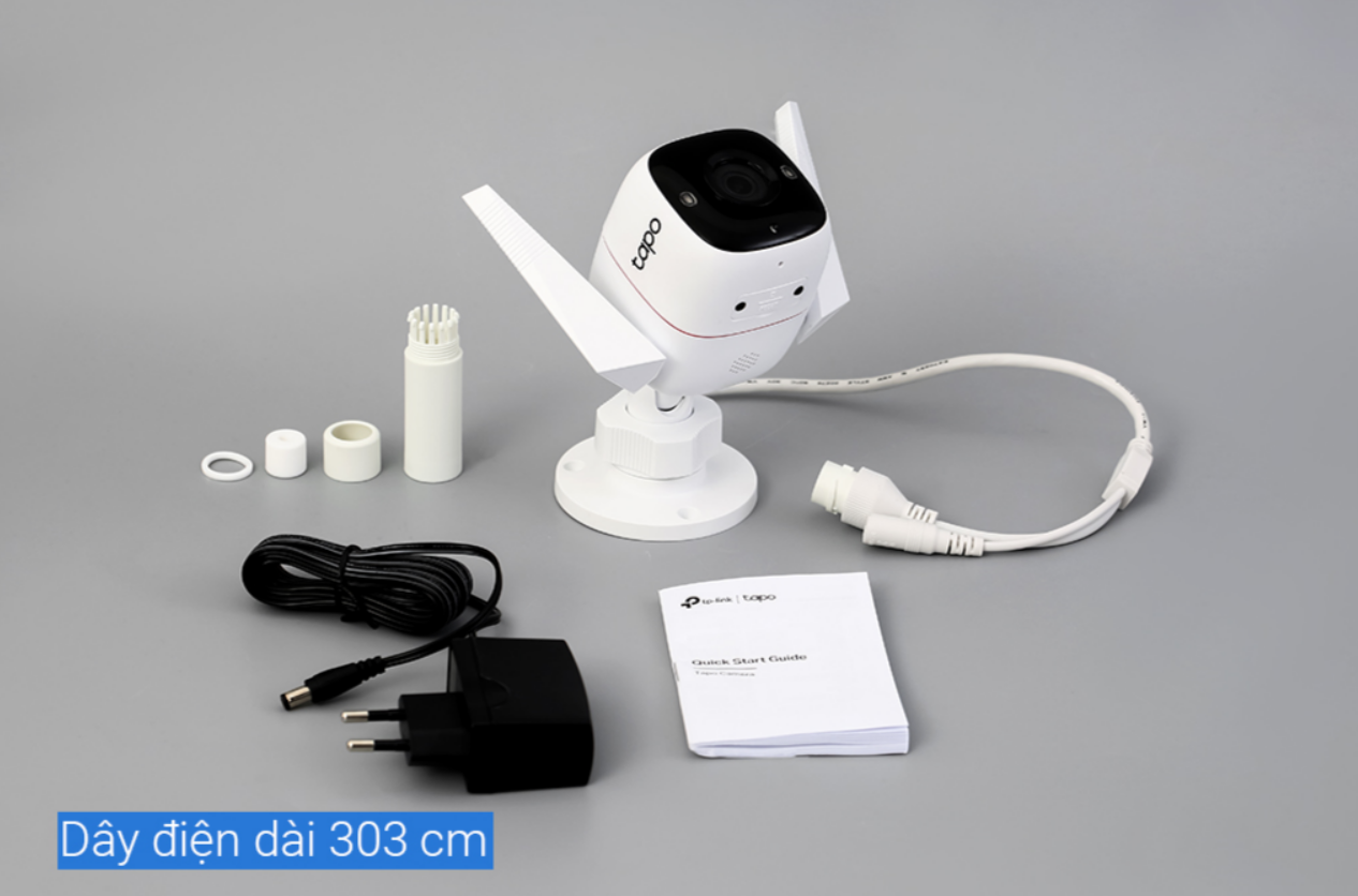 Camera IP Ngoài Trời 3MP TP-link Tapo C310 Trắng