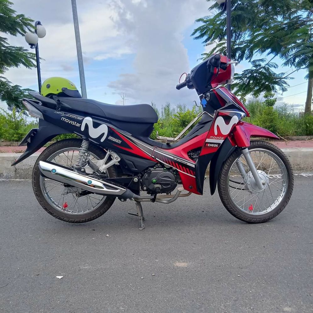 [HCM]Tem xe Blade  tem rời mẫu movistar cao cấp dán xe den  xe đỏ hoặc đỏ đen