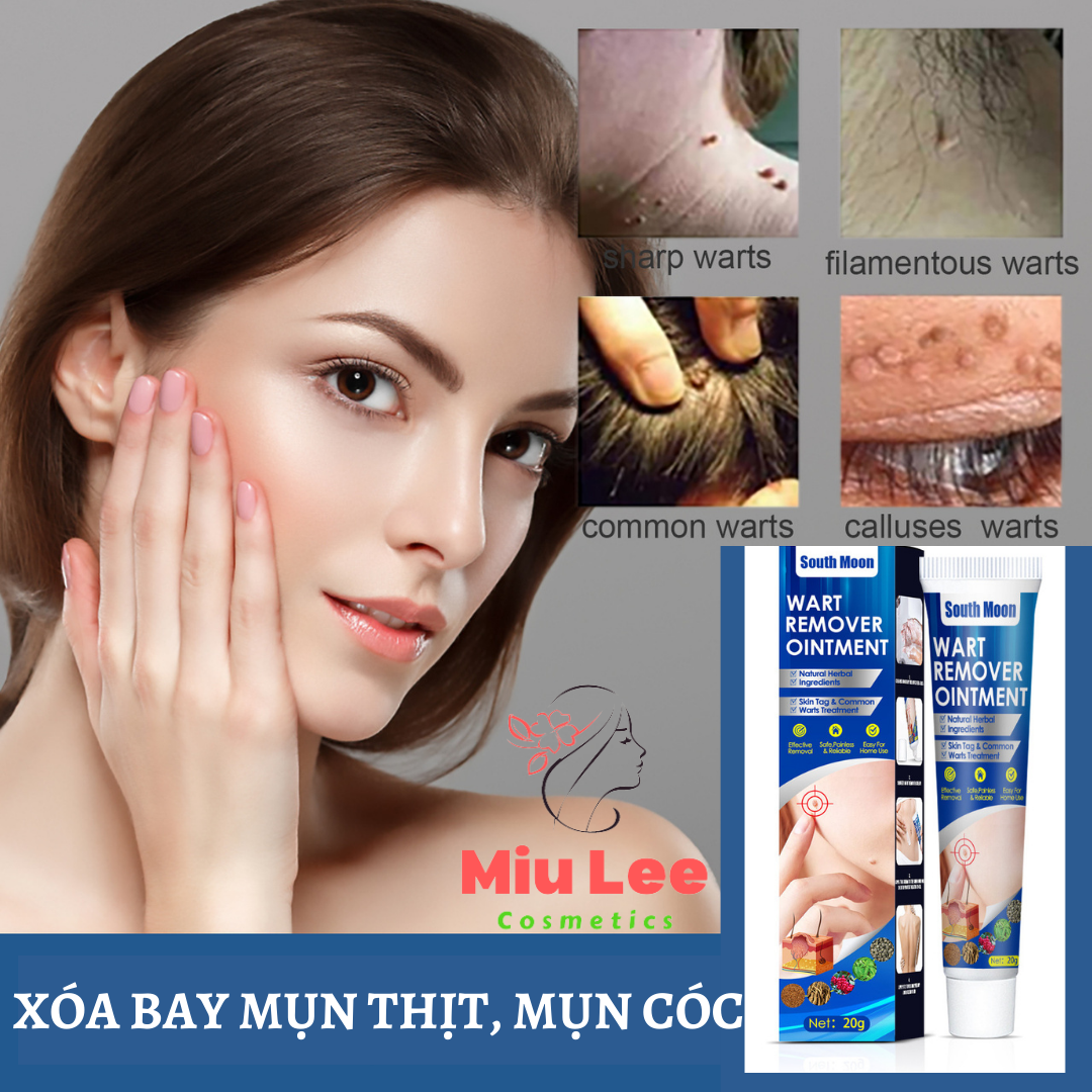 Kem đánh bật mụn cơm South Moon 20g,xóa sổ tận gốc mụn cóc,mụn thịt,mụn ruồi trâu nhanh chóng hiệu quả không để lại sẹo
