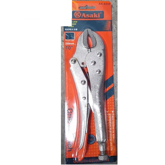 Kìm chết MỎ OVAL Asaki AK-8258 C2-10inch