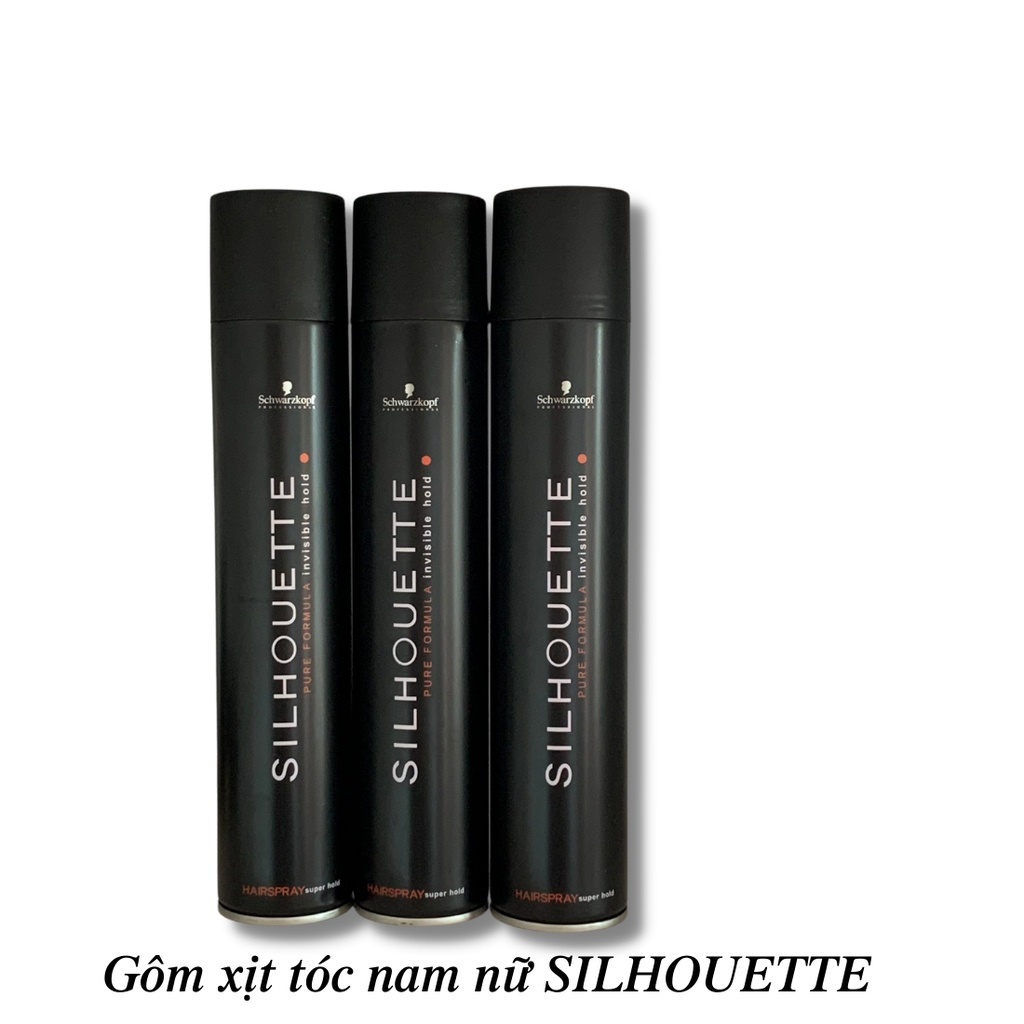 Combo sáp vuốt tóc Kanfa + gôm Silhouette + lược tròn
