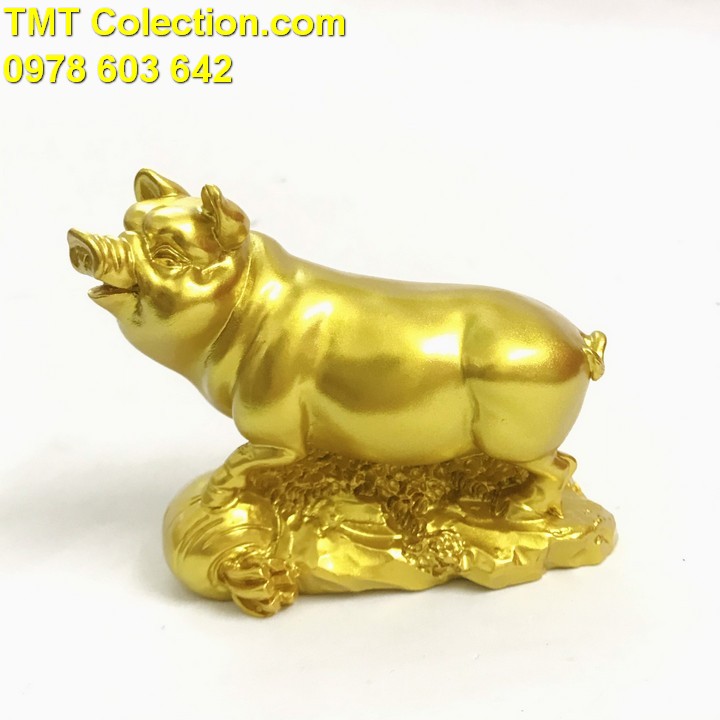 Tượng Con Heo Vàng; Màu vàng - SP005240