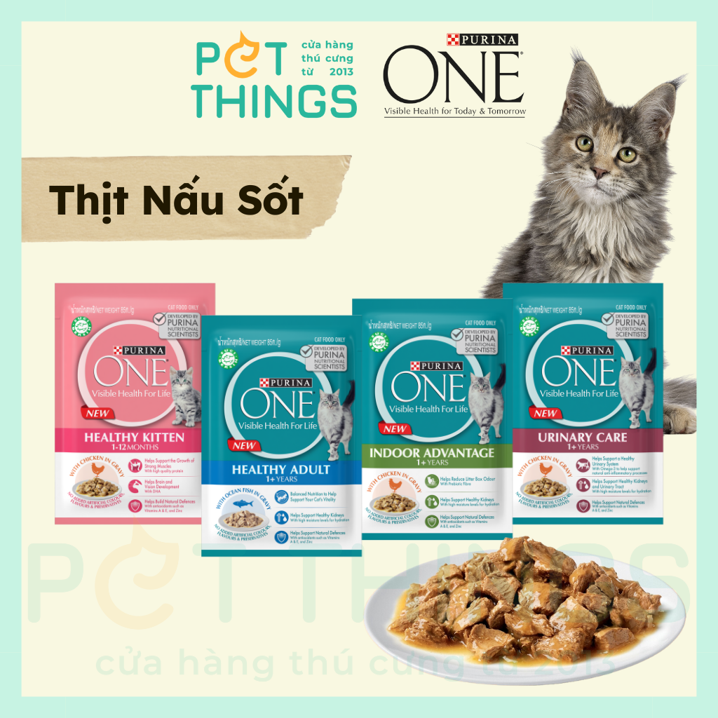 Purina one 85g wet food for cats