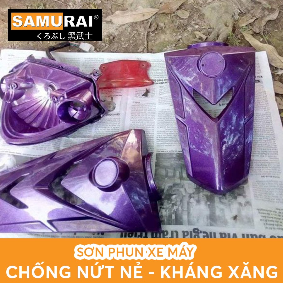 Chai sơn Samurai 1142 màu tím đậm