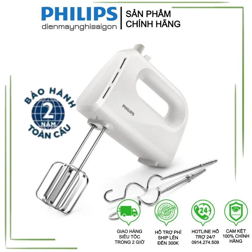 [FREESHIP MAX] [HCM]Máy đánh trứng PHILIPS HR3705 - Hàng chính hãng