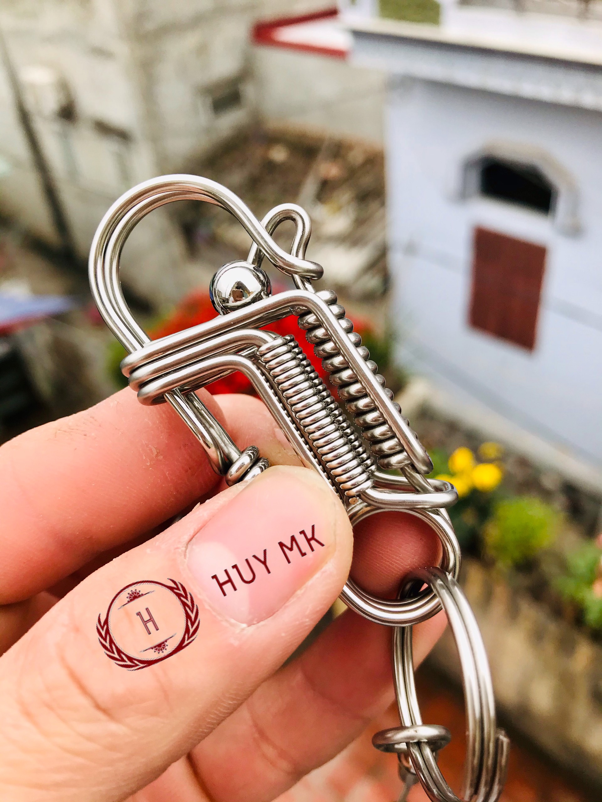 Móc khoá thủ công loxo inox