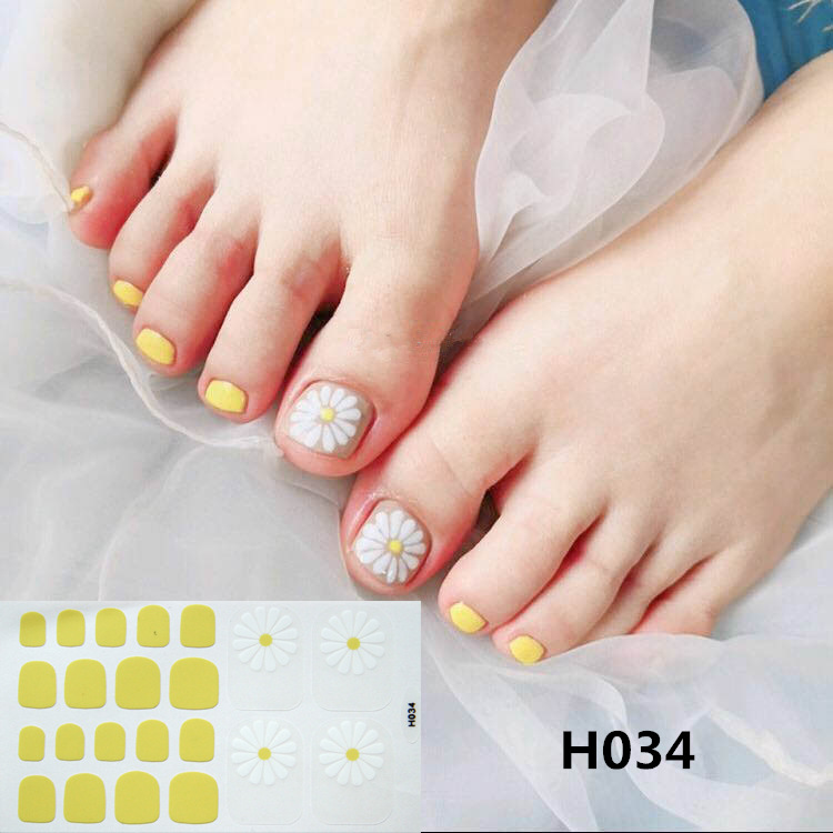 [HCM]Miếng dán móng chân nghệ thuật siêu xinh (Nail wraps / Nail stickers) - MDFO02