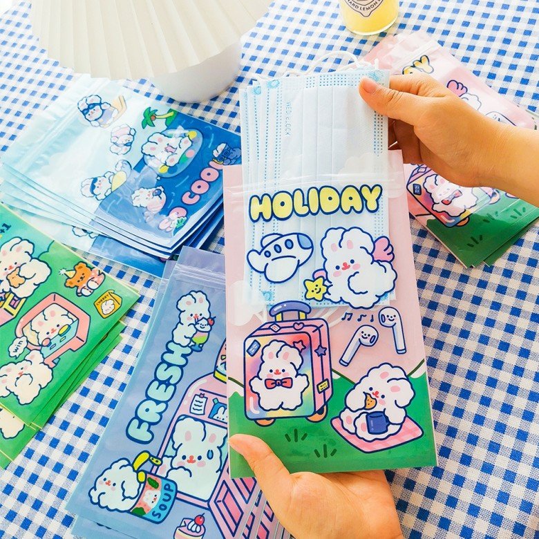 SET 02 TÚI ZIP PVC ĐỰNG ĐỒ DÙNG CÁ NHÂN