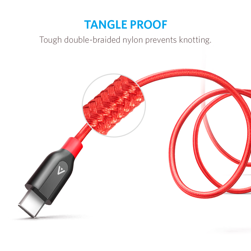 Cáp Anker PowerLine+ USB 3.0 ra USB-C - Dài 0.9m - A8168
