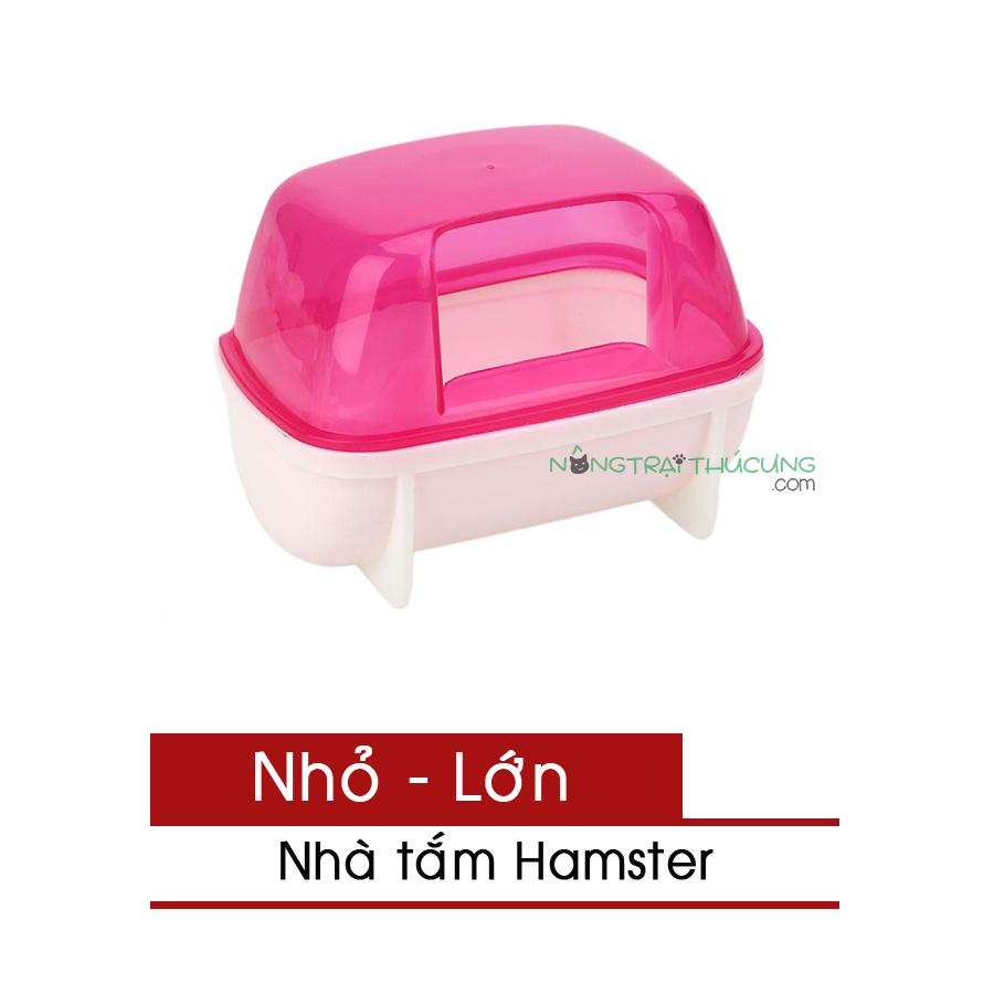 Nhà tắm nhựa cho hamster - đồ chơi cho hamster -