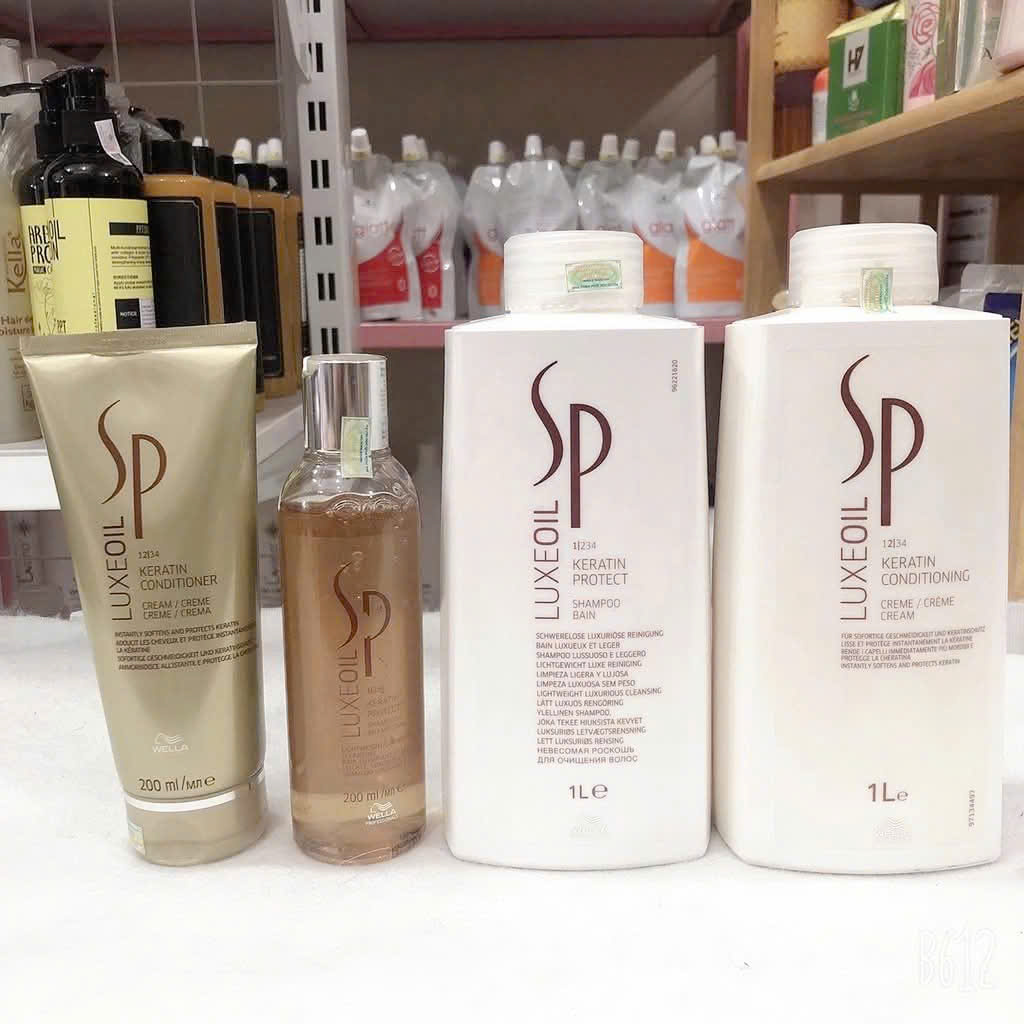 Hấp dầu bảo vệ và phục hồi cấu trúc tóc hư tổn SP WELLA KERATIN LUXE OIL ( hàng chính hãng ) 400ml