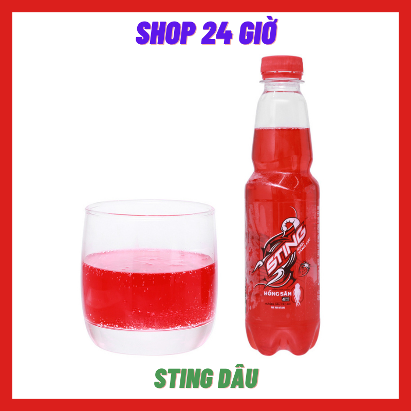 Sting Dâu 1 Lốc 6 Chai- Shop 24 Giờ