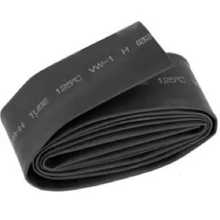 Gen co nhiệt phi 50 mm màu đen dài 1m