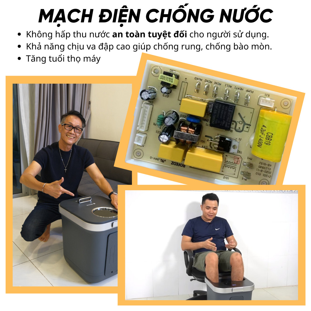 Máy Massage Ngâm Chân Thải Độc Chăm Sóc Sức Khỏe