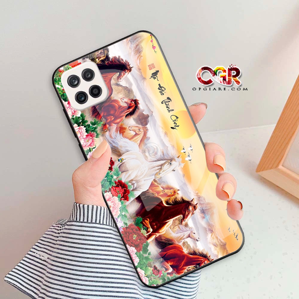 ỐP lưng sam sung A12 MẶT KÍNH CƯỜNG LỰC