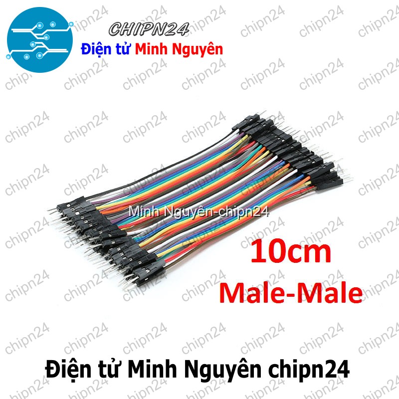 [20 sợi] (P67) Dây Cắm Test Board 10cm Đực-Đực - HH001419