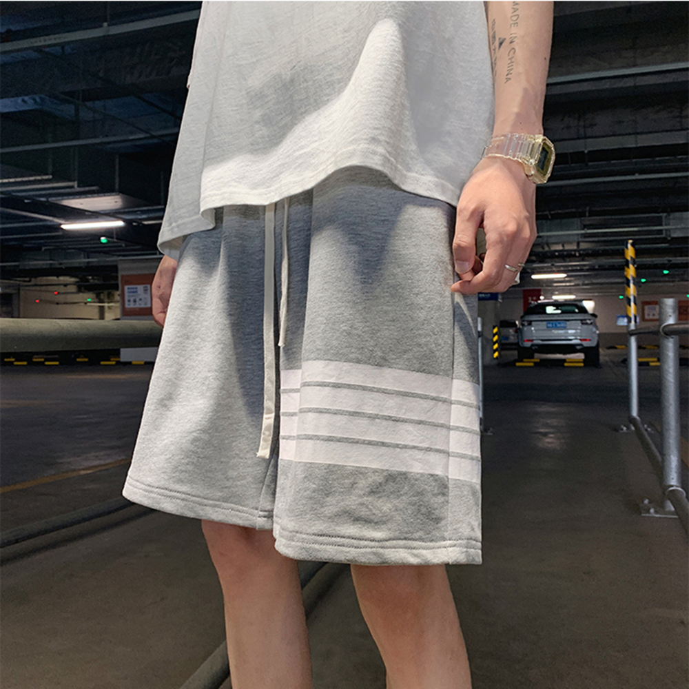Quần shorts nam sọc kẻ chất thun thể thao thấm hút mồ hôi foryou shorts nam 9000016c2